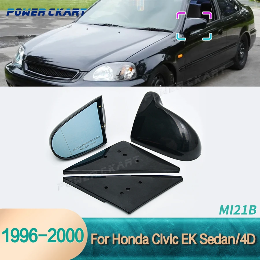 For HONDA CIVIC 1996-2000 EG EK JDM Spoon Side Rear View Mirror