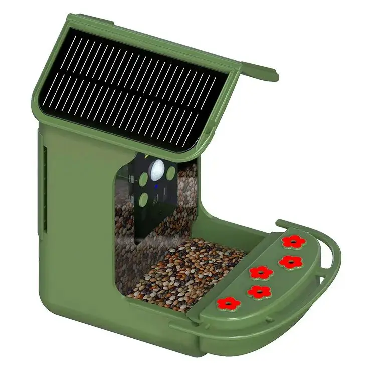 Wholesale Solar Panels 1080P WIFI Smart Bird Feeders  Rechargeable Night Vision Squirrel-Proof