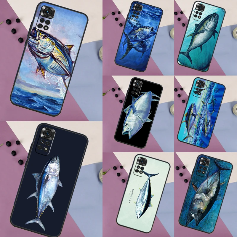 Bluefin Tuna Phone Case For Redmi Note 12 11 10 9 8 Pro 8T 9S 10S 11S 12S 9A 10A 9C 10C 12C 13C Cover