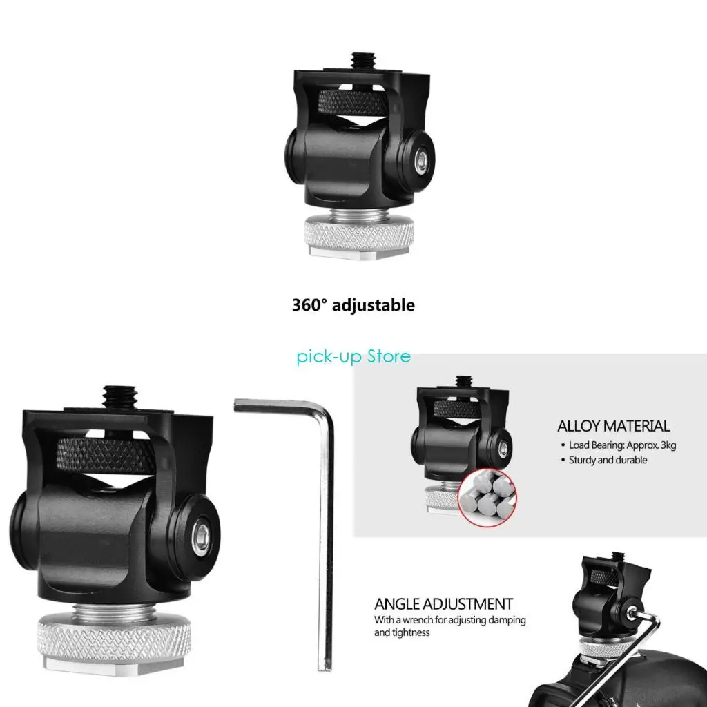 

Q5WA Snails Tripods Mount Monitor Holder Mount for DSLR Cameras with Adjustable Damping Ensuring Stability and Claritys