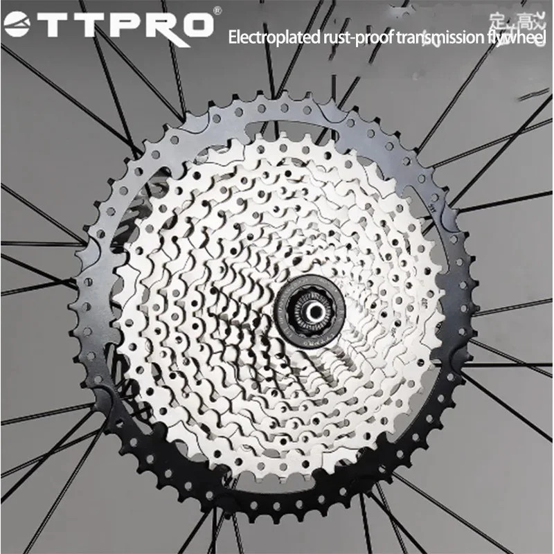 TTPRO 12 Speed MTB Cassette 12S Mountain Bike Flywheel CNC Hollow Lightweight HG XD Tower Base Bicycle Freewheel