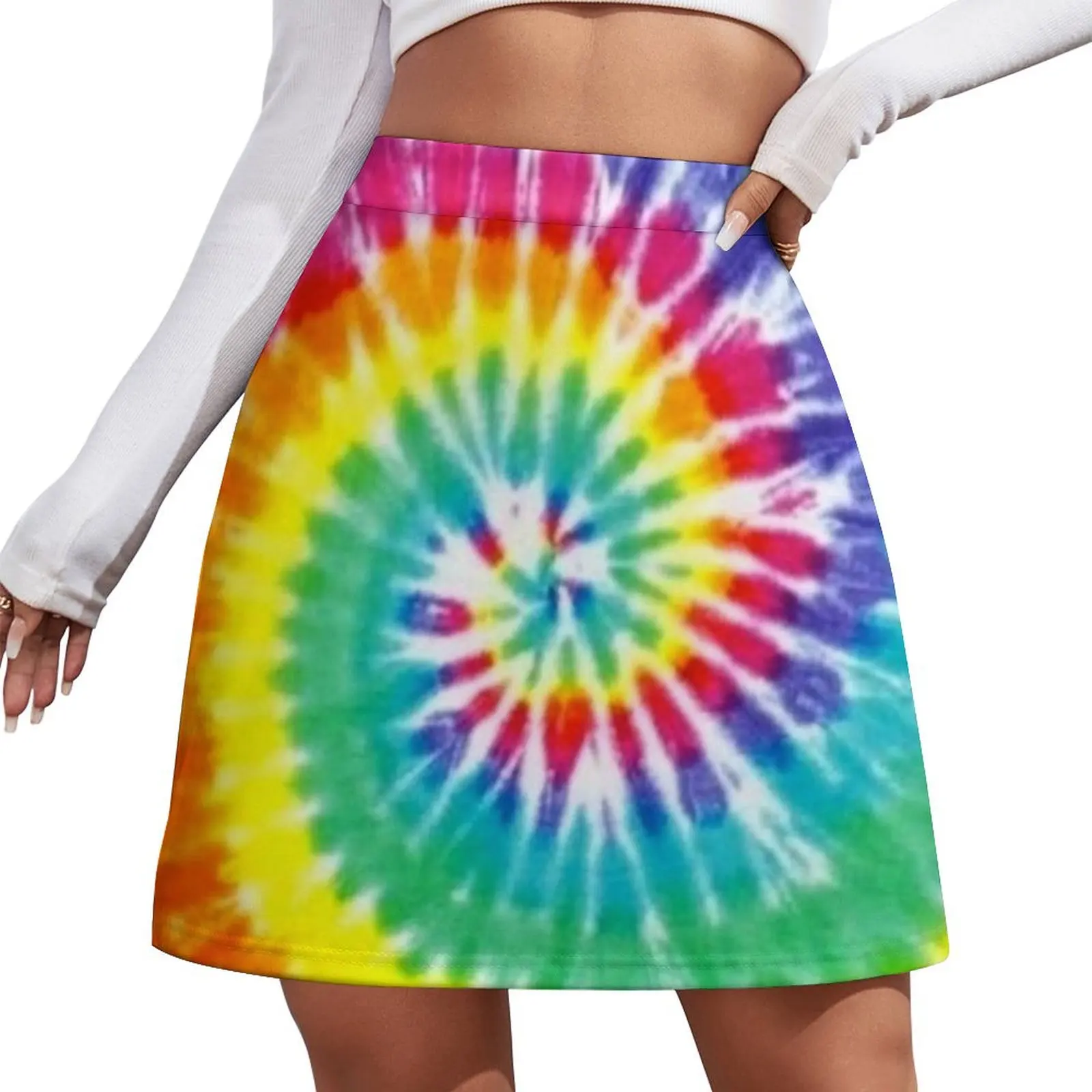 

tie dye Mini Skirt Summer women's clothing women clothes skirts summer 2025 woman Mini Skirt