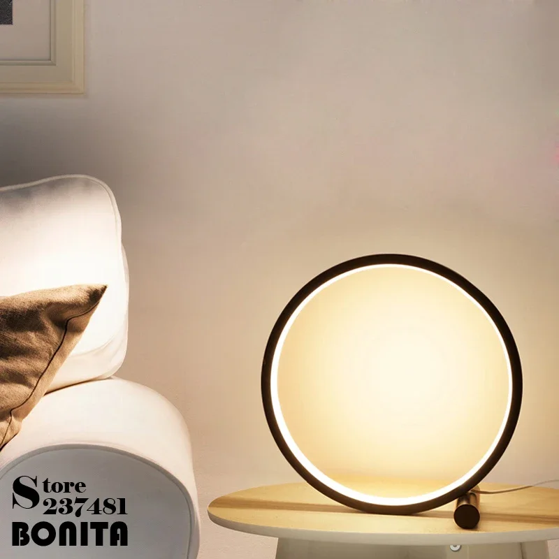 Whole Lamp Touch Sensitive Dimmable Table Lamp Creative Simplicity Smart Pat-Pat Turn on Round Desk Light Usb Table Light