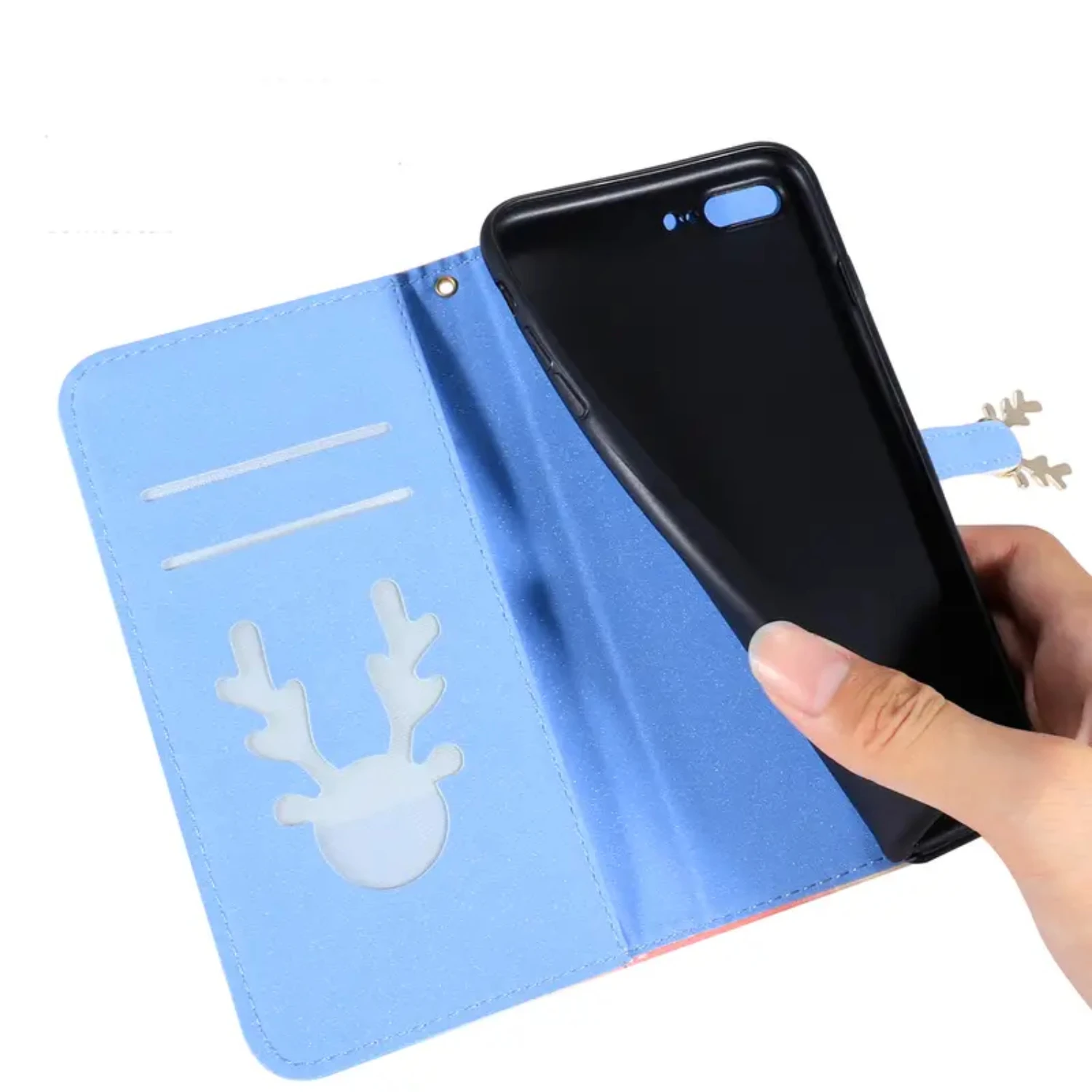 حافظة محفظة أنيقة وعالية الجودة وحماية نهائية لهاتف آيفون 14 13 12 11 Pro Max XR XS X 7 8 Plus SE 2022 - هاتف أنيق