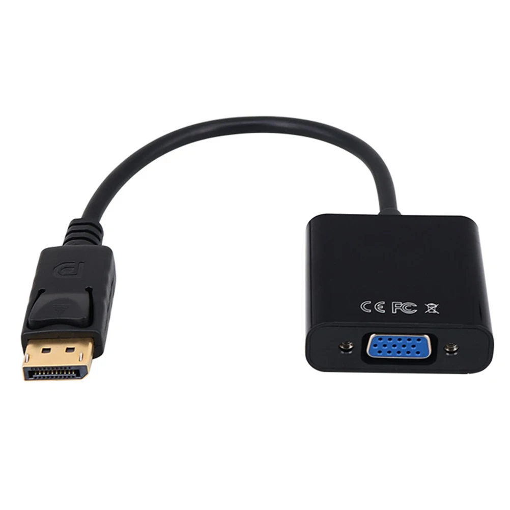 

2Pcs to Vga Converter Practical Durable Adapter Cable for Projector LED Display 1080p Hd Signal Output to Vga Cable