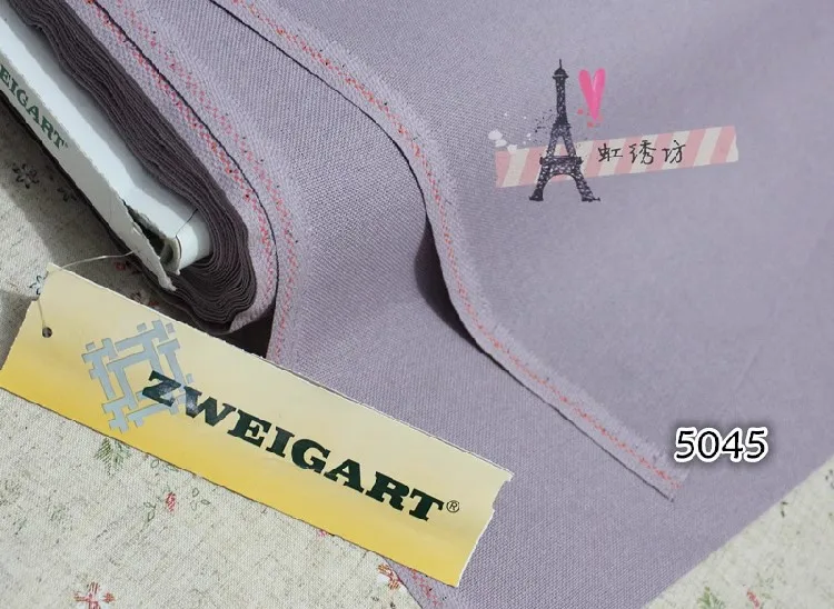 

Немецкая импортная ткань для вышивки крестом ZW, хлопок 32CT, серия 3984-5045 558, фиолетовая, 35-70 см, Aida для вышивки крестом