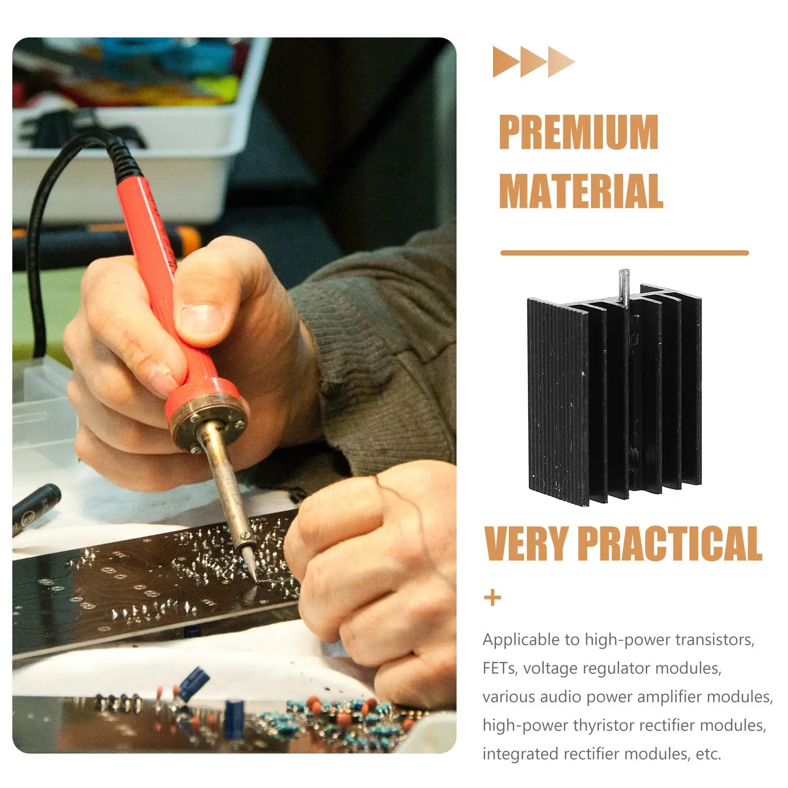 10 шт. TO220 радиатор 20x15x10 мм алюминиевый регулятор напряжения охлаждения набор радиаторов мощность полупроводниковый кулер для ноутбука