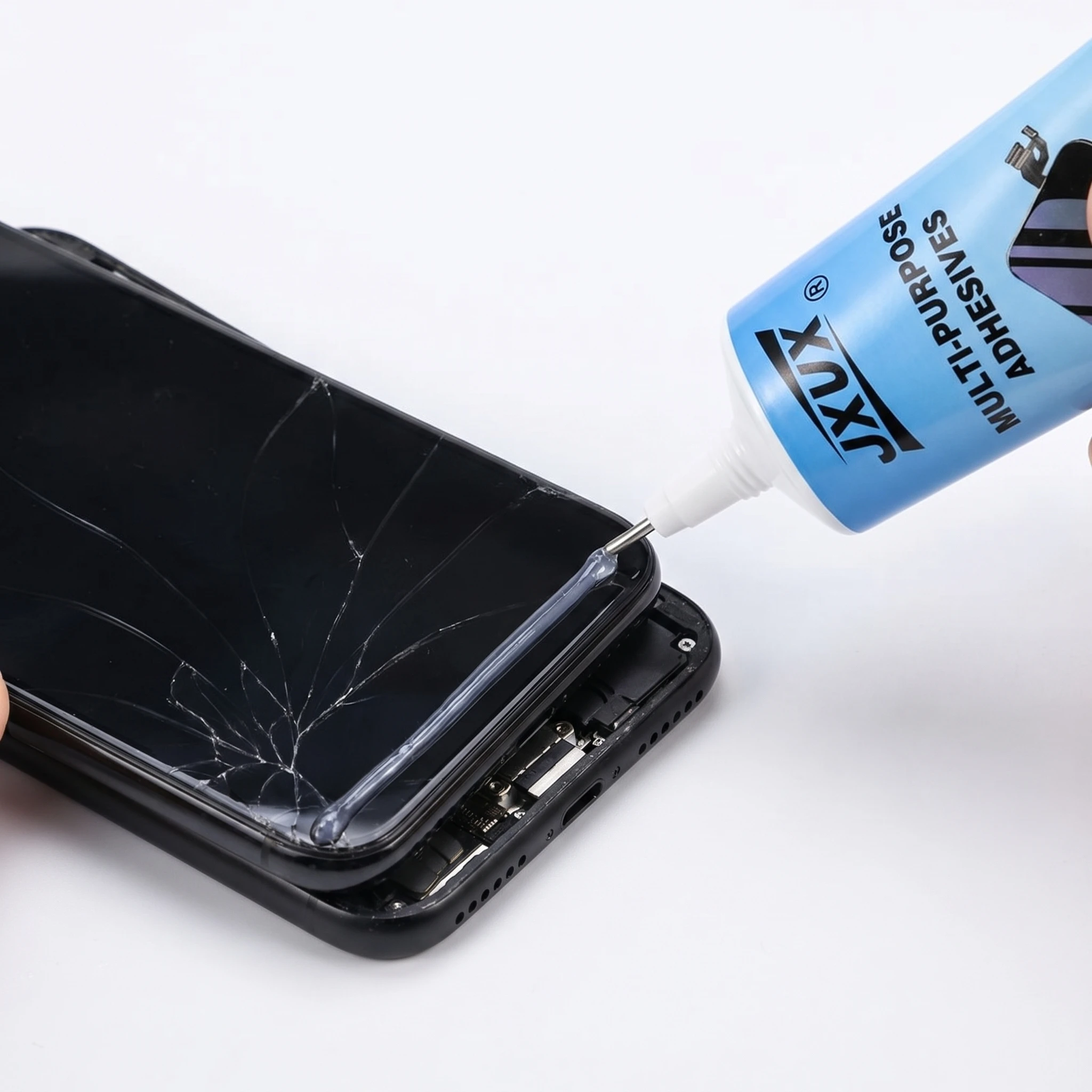 B7000 Smartphone Screen Repair Glue, Super Glue Mobile Phone Screen Repair Adhesive Diamond Jewelry DIY Tool Kit-Glass Glue Repair Point