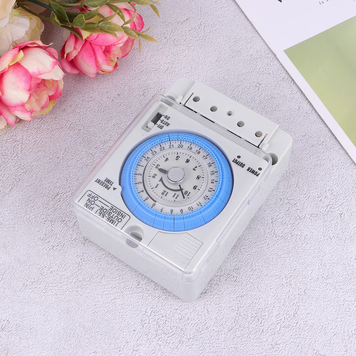 

Mechanical Kitchen Timer Portable Analog Countdown Timer For Baking Cooking Cakes Home Use White 110-230Vac