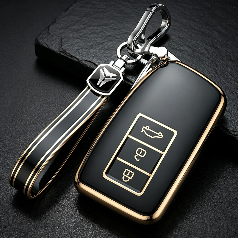 Auto Shell Fob HolderFor Lexus NX300 RX350 Es300h Rx450h GS300 GX470 IS250 ES350 LX570 GX460 Is300h TPU Car Key Case Cover