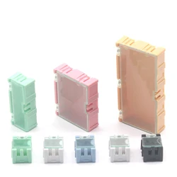 SMD SMT IC Component Storage Box Container Transparent Parts Patch Box Resistor Chip Case Multi-purpose Plastic Organizer