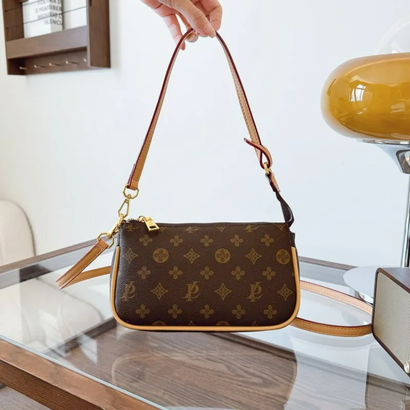 

2025 Новая женская стильная универсальная маленькая квадратная сумка — модный дизайн через плечо и через плечо, модно для повседневной повседневной одежды