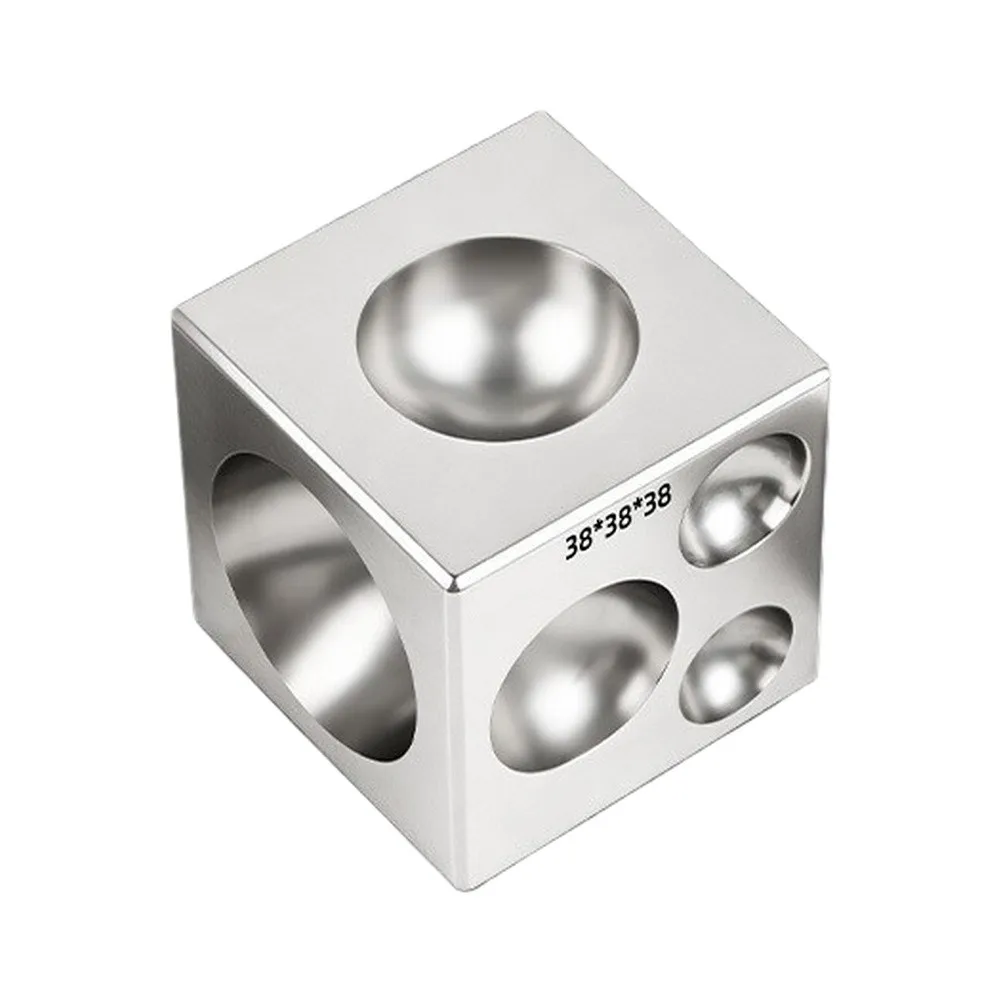 Metal Forming Square Dapping Block for Jewelry Making with 21 Hole Option Semicircle 3 4 5 6 7 8 9 10 11 12mm Up To 50mm