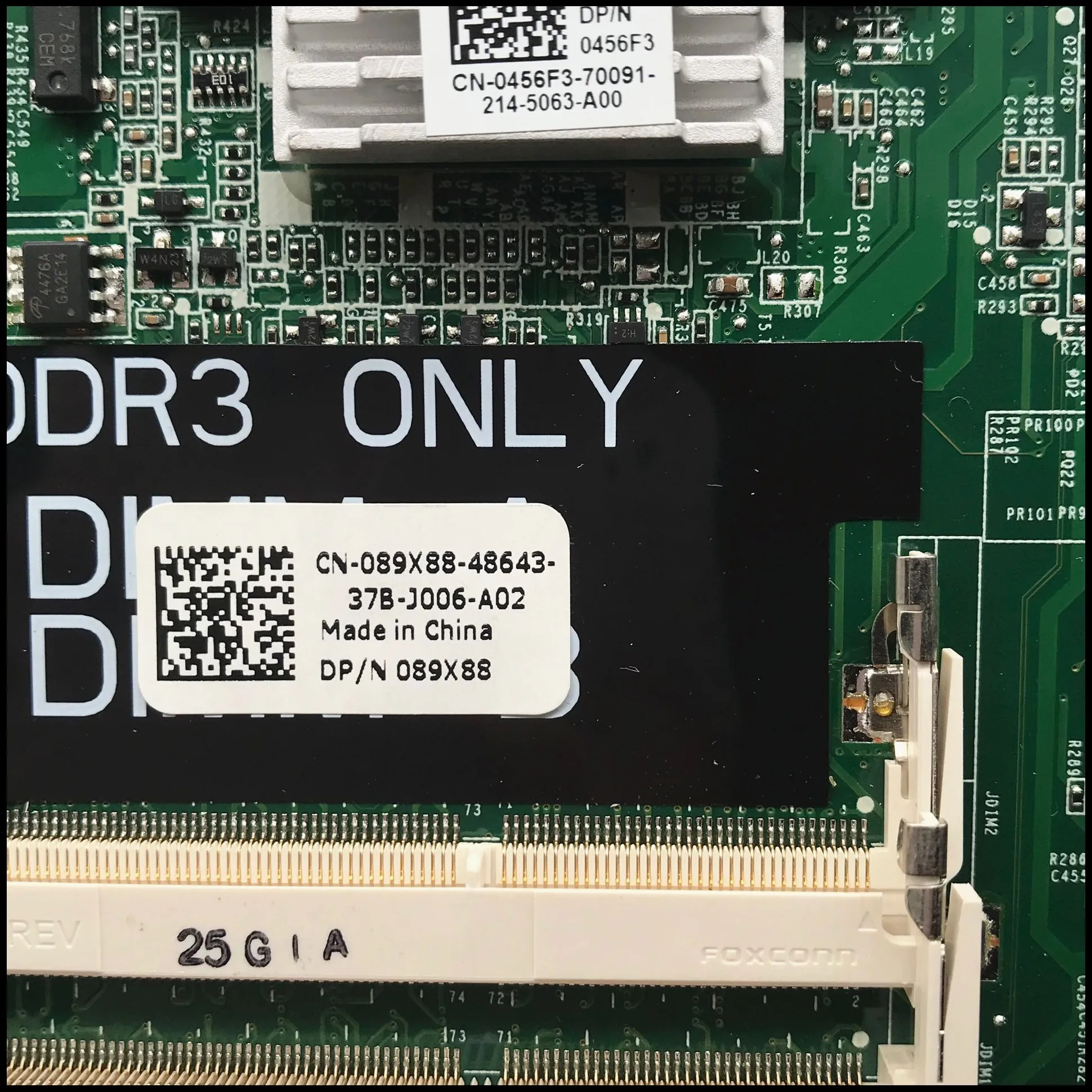 89x88 089x88 CN-089X88 alta qualidade mainboard para dell 3750 v3750 computador portátil placa-mãe da0r03mb6e1 hm67 100% completo trabalho bem