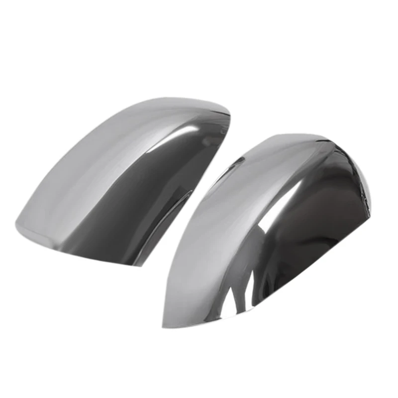 

AW-For Ford Ranger / Everest 2012-2020 ABS Silver Chrome Rear View Mirror Housing Cover Cap -Side Door Mirror Cover