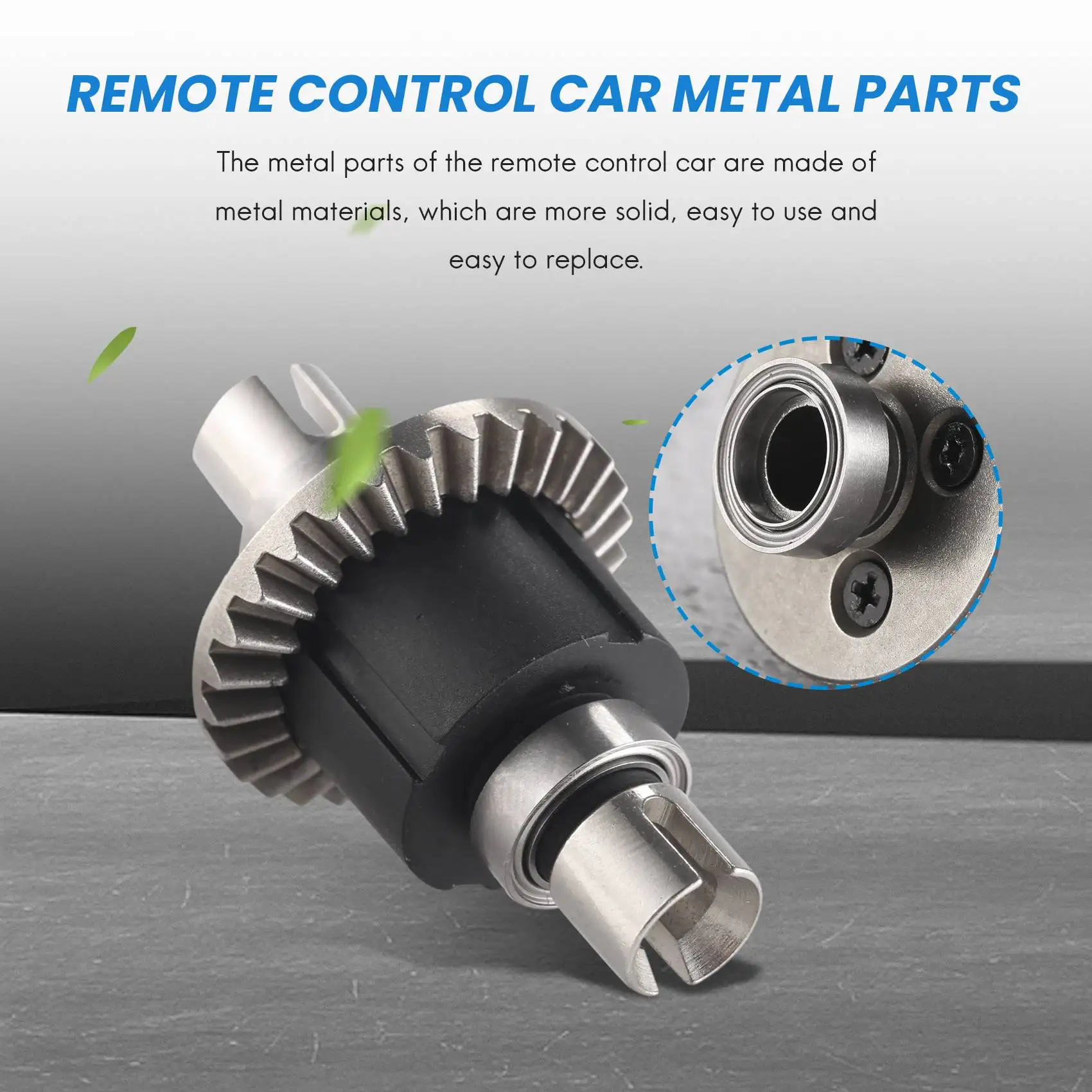 B49B-Metal Gear Differential For SG 1603 SG1603 SG1604 UDIRC UD1601 UD1602 1/16 RC Car Upgrade Parts Accessories