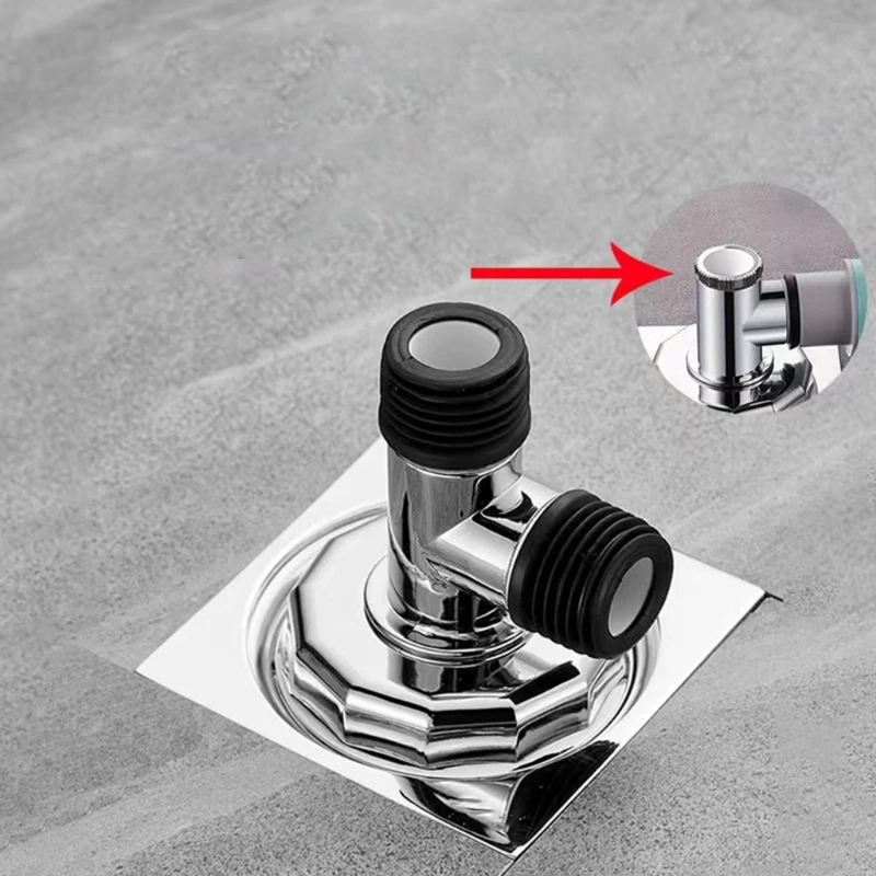 ตัวเชื่อมต่อท่อระบายน้ำชั้นเครื่องซักผ้าอะแดปเตอร์ท่อระบายน้ำชั้นป้องกันการล้น