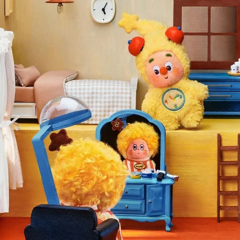 المنتج الأصلي الأصلي لـ Pop Mart 123! نجمة الناس القطيفة الديكور العصرية صندوق أعمى الدمى هدايا عيد الميلاد مفاجأة