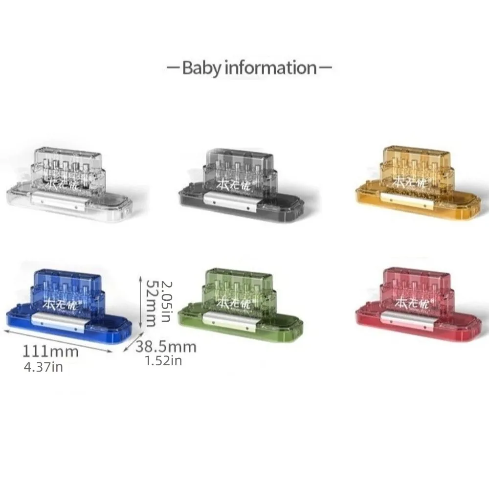 5 Holes Loose Leaf Hole Punch 5 Sheet Capacity Rounded Cutter Paper Puncher DIY 5.5mm Diameter Book Page Stitcher For A4 A5 B5