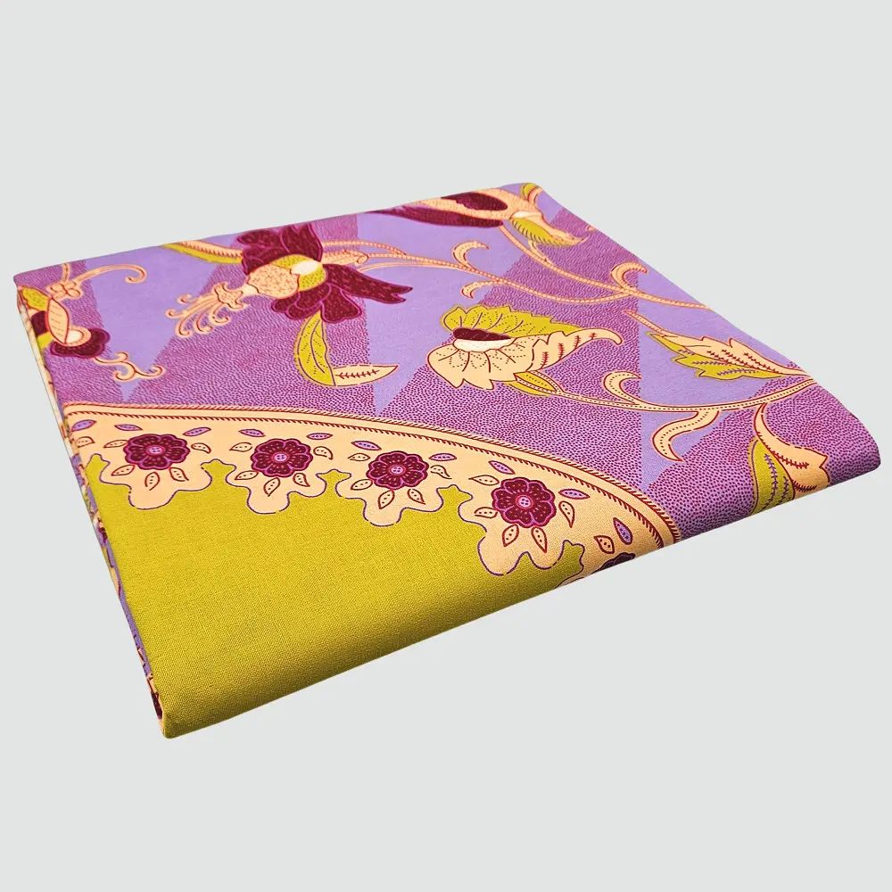 Super Java Wachsblock-bedruckter Stoff, 100% Baumwolle, muslimische Kleidung, Textilien, zur Herstellung von Kleidern, Tüchern, Tischdecken, Heimdekoration, 6 Yards – Detail 12