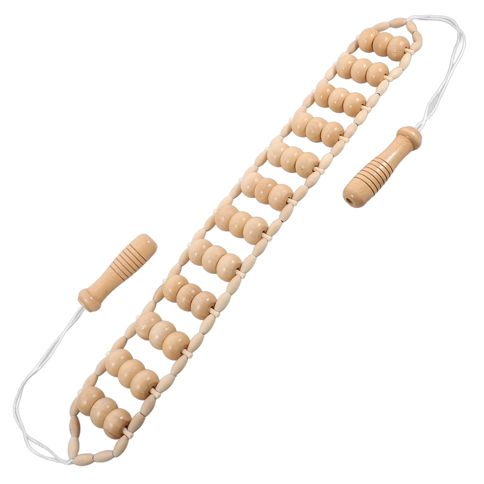 Wooden Back Massager Roller Large Handle Manual Muscle Relief Tool For Home Body Sculpting Relaxation Massage Stick