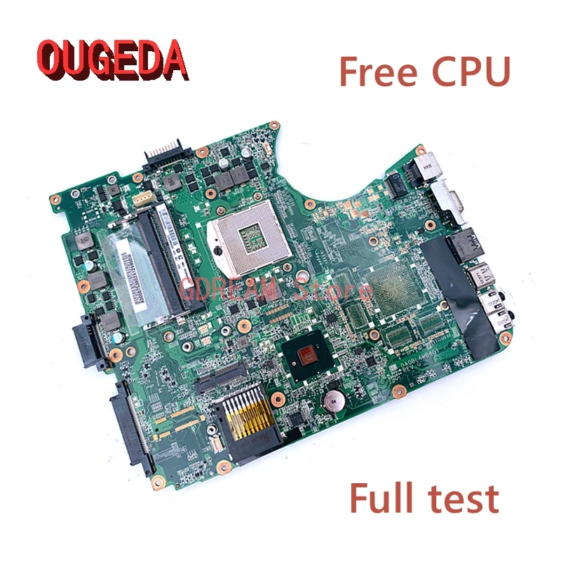 

Материнская плата OUGEDA A000075380 DA0BL6MB6G1 для ноутбука TOSHIBA Satellite L655 L650, материнская плата HM55 DDR3, бесплатный ЦП, HD графика