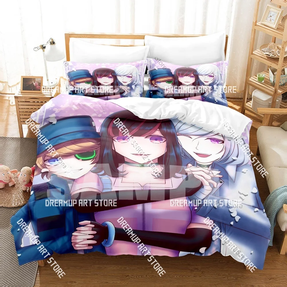 3D Print Akudama Drive Bedding Set for Boys Girls Duvet Cover And Pillowcase Included Twin Queen King Full Single Double Sizes