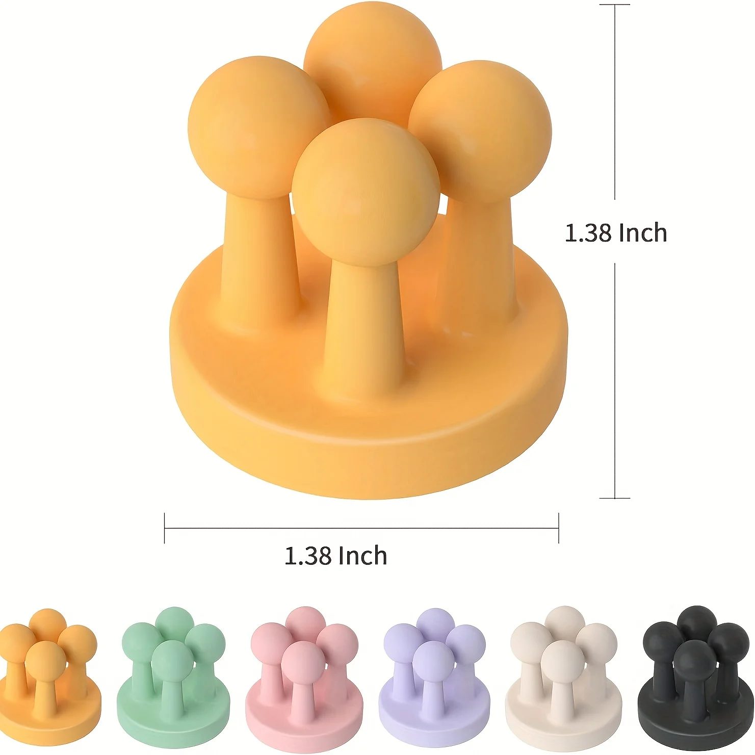 3pcs Toothbrush and razor holder, adhesive wall mounting, easy to install.