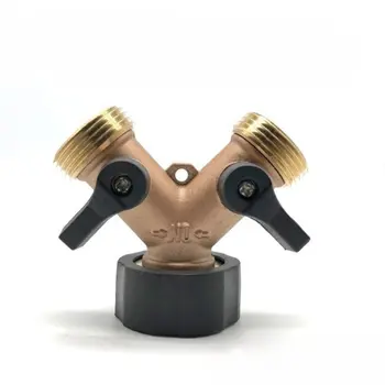 球閥花園雙向球閥三通閥黃銅水龍頭分水器水管Y型球閥 10 最佳銷售 水龍頭花園 - №10