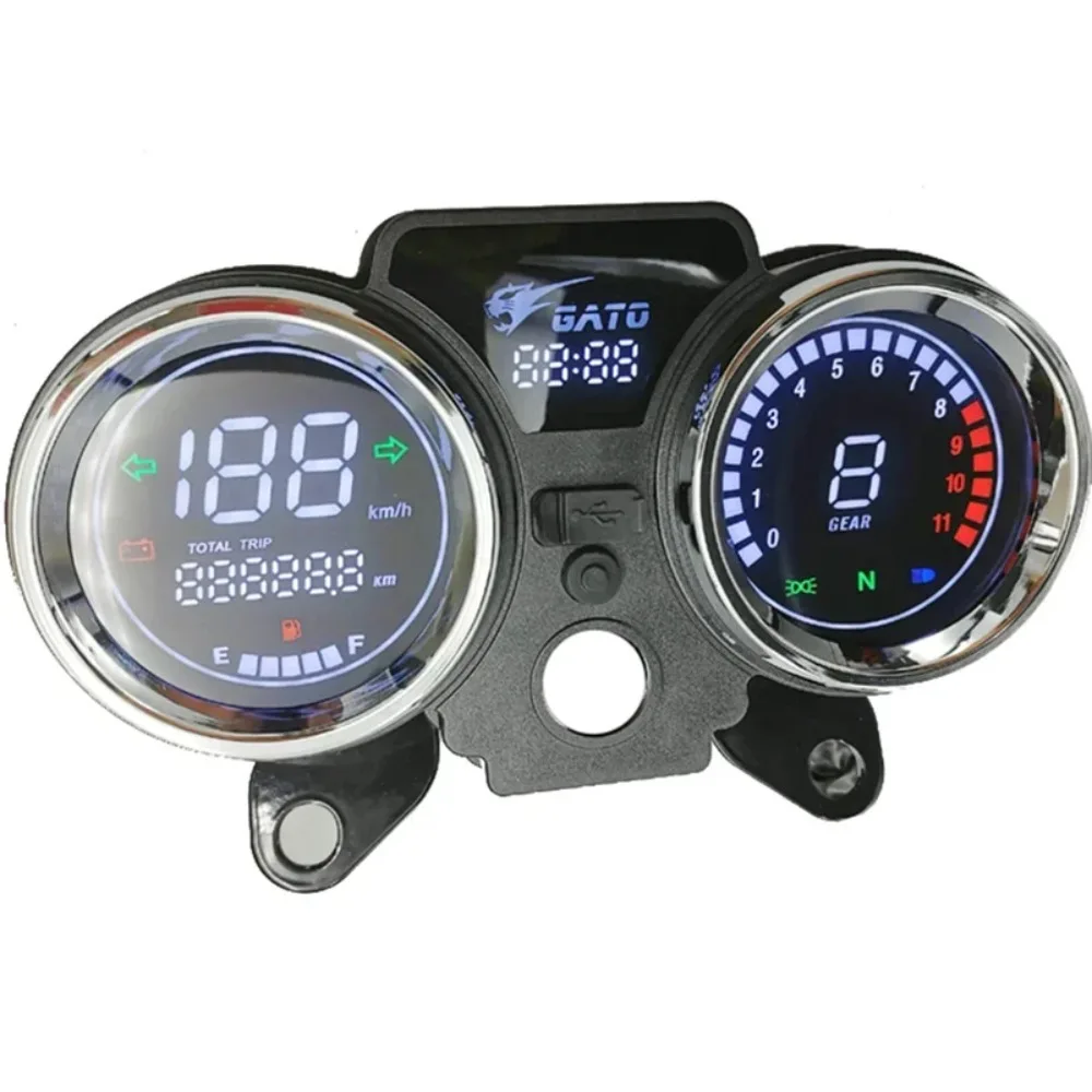 For 150Gato 250cc Prince ITALIKA RC250 Motorcycle Digital Meter Assembly Screen Display Dashboard Modification Accessories