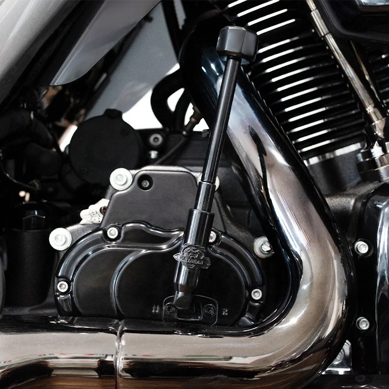 Kit 114/117/103 Compatible HD Touring Motorcycle 6-Speed Alloy Reverse Gear Box System Black Chrome