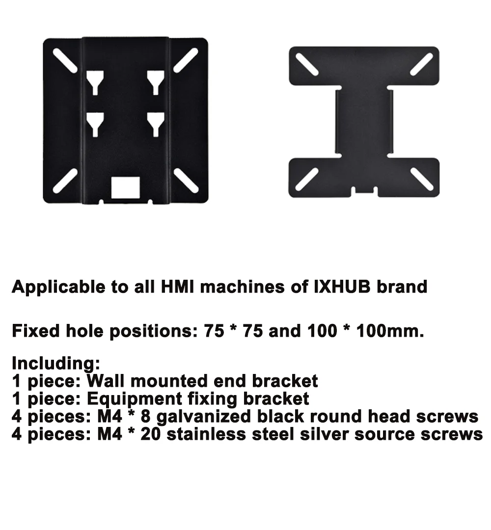 

Кронштейн для телевизора 7-23 дюйма, настенный, с быстрым креплением, универсальный металлический держатель для ЖК/LED мониторов, рамка для ТВ, VESA 75/100