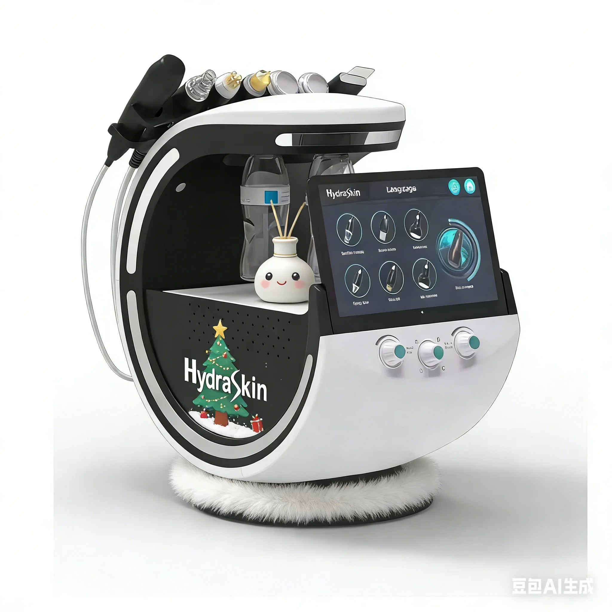 

7 в 1 Hydra Skin Hydro Aqua Peel Oxygen Jet Гидромашина для красоты лица Дружее косметическое оборудование для домашнего использования с анализом кожи