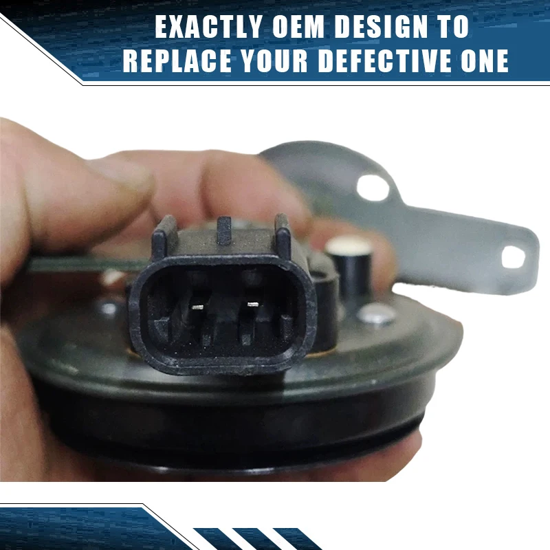 NEW Bowl-Shaped Horn Electric Horn 3721-00299 for Yutong Buses, Minibuses, and Public Bus Parts