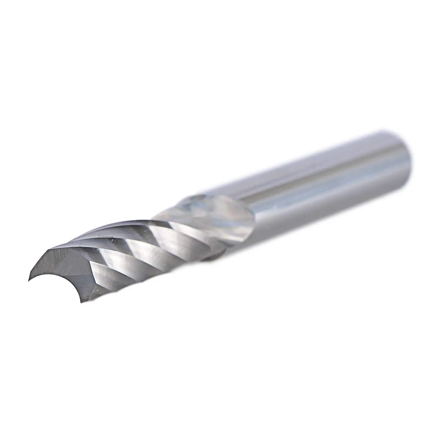 1pc Dreanique O Flute Spiral End Mill  Milling Cutter  3D Engraving Carving Bit For Woodworking Acrylic ACM Al Milling 1-12mm