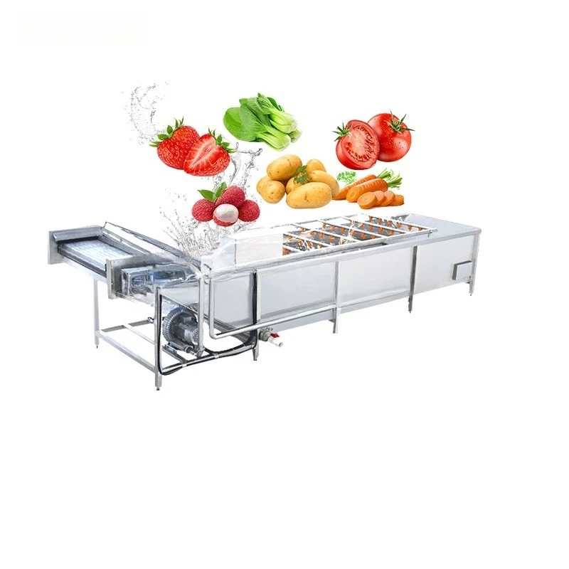 Vegetable Washing Machine Good Cleaning Effect Lettuce Parsley Cilantro Peppers Chard Chives Washer Cleaner for Fruit Nuts