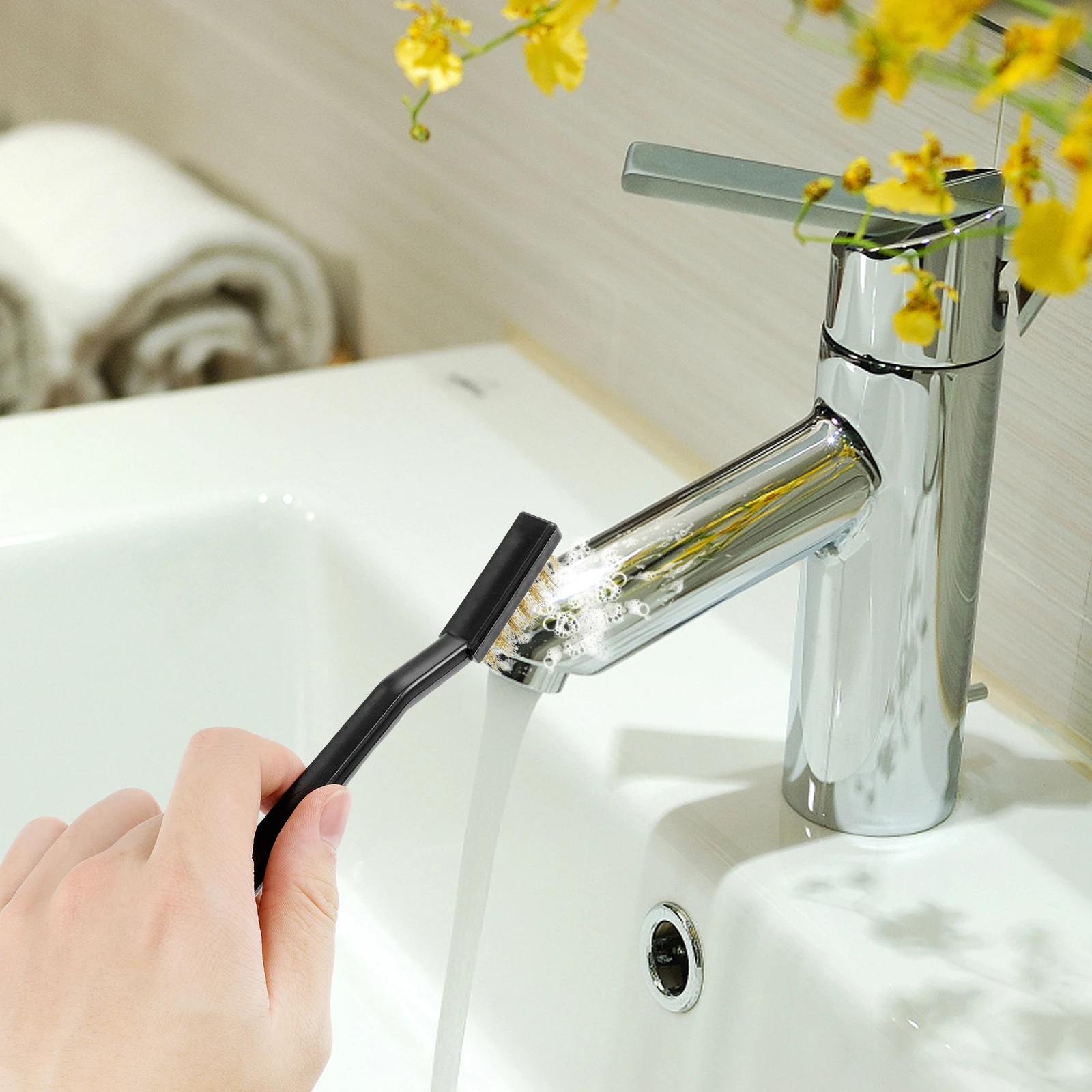 

6pcs 18cm Industrial Brushes Brass Stainless Steel Bristles Long Handle Cleaning Tools Wire Slag Scratch Household Professional