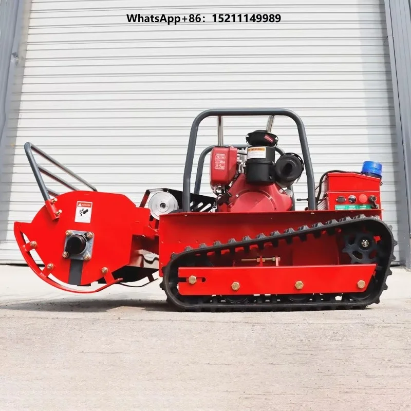 Robotic Smart Lawn Mower  Self-Propelled Industrial Grade Wireless Automatic Grass Trimmer Flail Mower