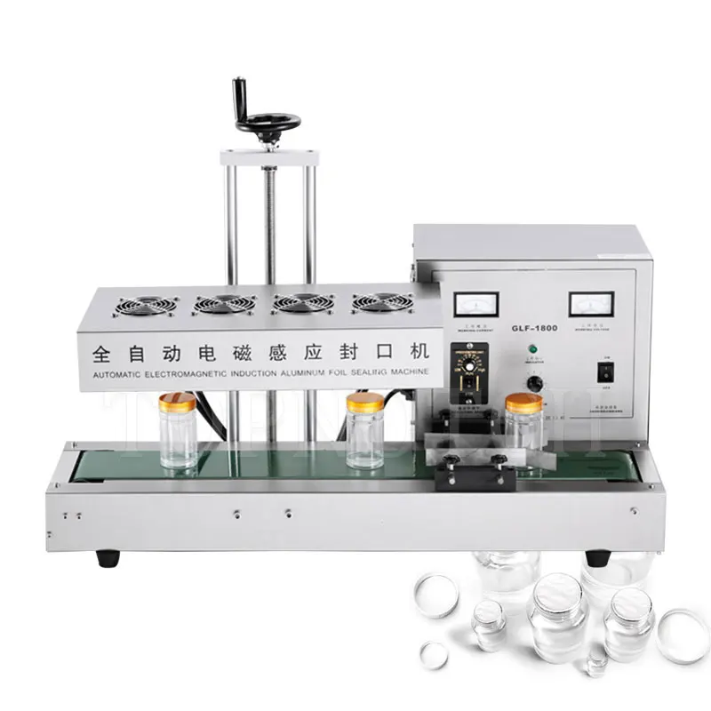 

Automatic Continuous Plastic Bottle Sealer Electromagnetic Induction Aluminum Foil Bottle Sealing Machine