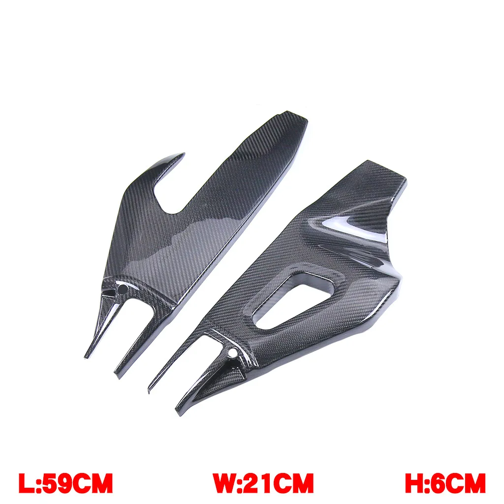 For Aprilia RSV4 Real Carbon Fiber Swingarm Cover Swing Arm Protector Motorcycle Rear Swing Arm Guard Modification Parts