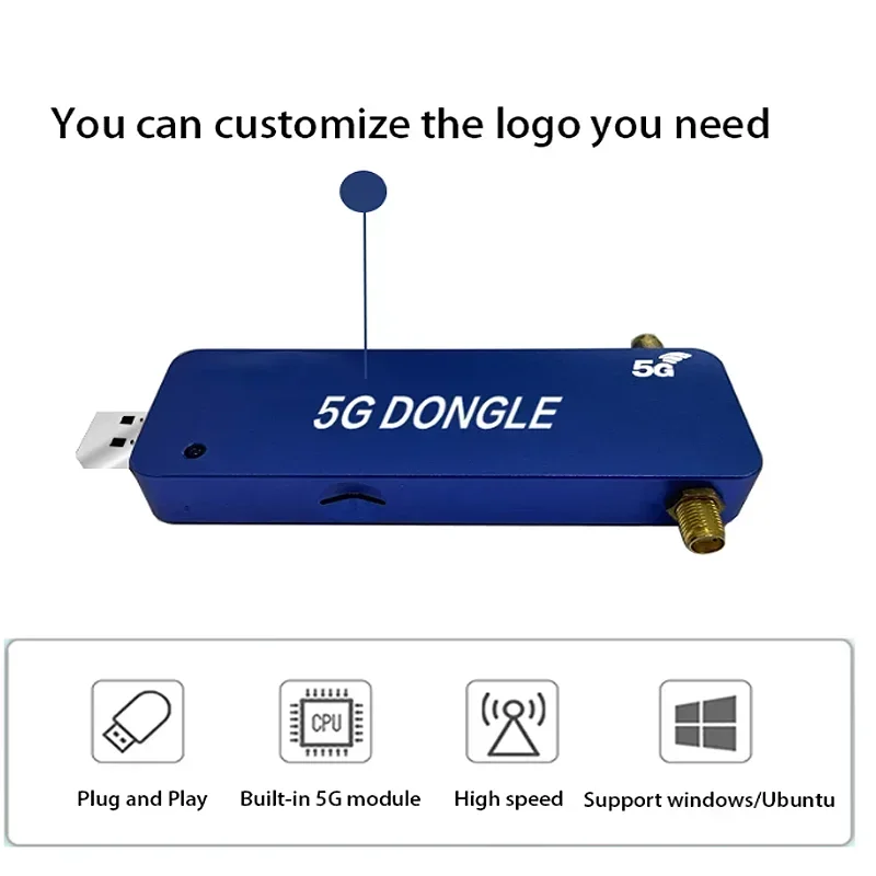 New 5G dongle usb with sim slot high speed 5G LTE Removable external 5g antenna for industrial LTE & Personal