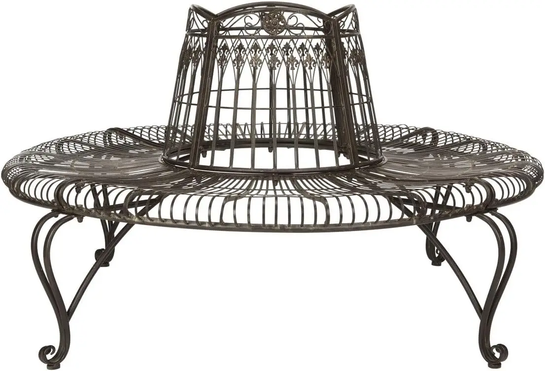 Safavieh PAT5019A Collection Abia Antique White Wrought Iron 50