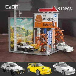 Cada Autumn Famous Mountain D Character Racing Champion Vehicle Building Blocks City Japanese Lot Bricks Toys Boys Children Gift