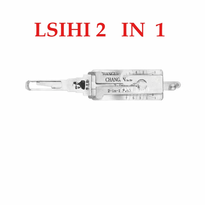 1pcs LISHI for CHANGA,N 2 in 1 Auto Pick and Decoder Ganzua Tools Master Key Lishi Tool Full Set decoder Car Locks Locksmith