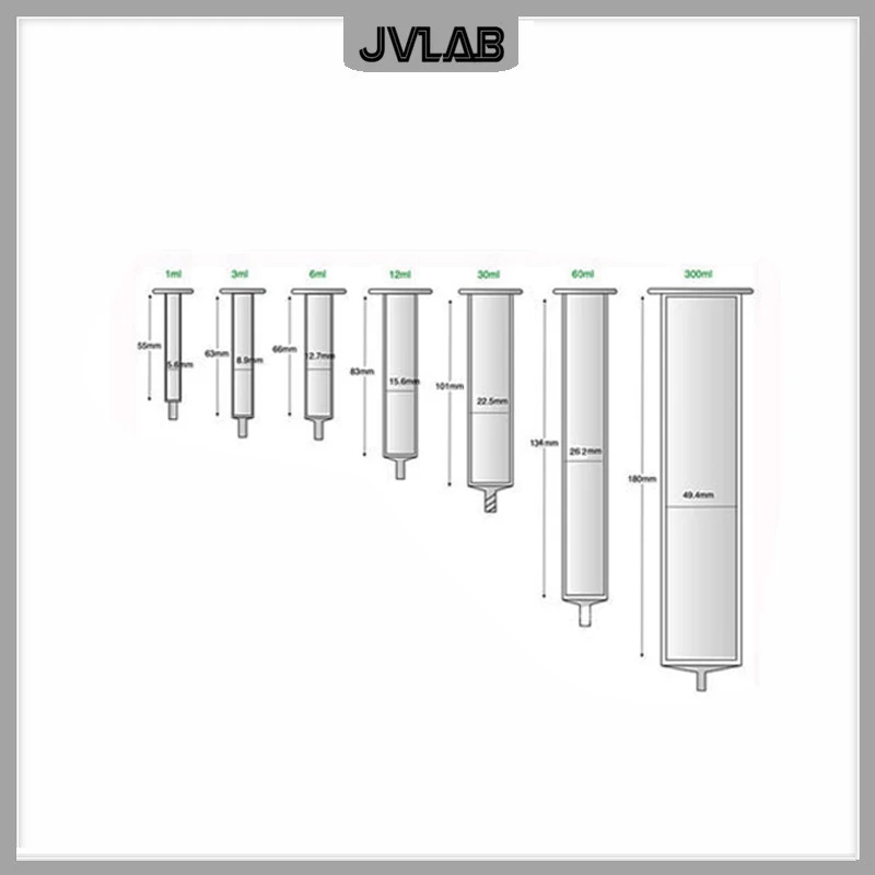 AL-N SPE Cartridge Solid-Phase Extraction Neutral Alumina SPE Column HPLC Filler Chromatography Column 1mL 3mL 6mL 12mL 20 Pcs