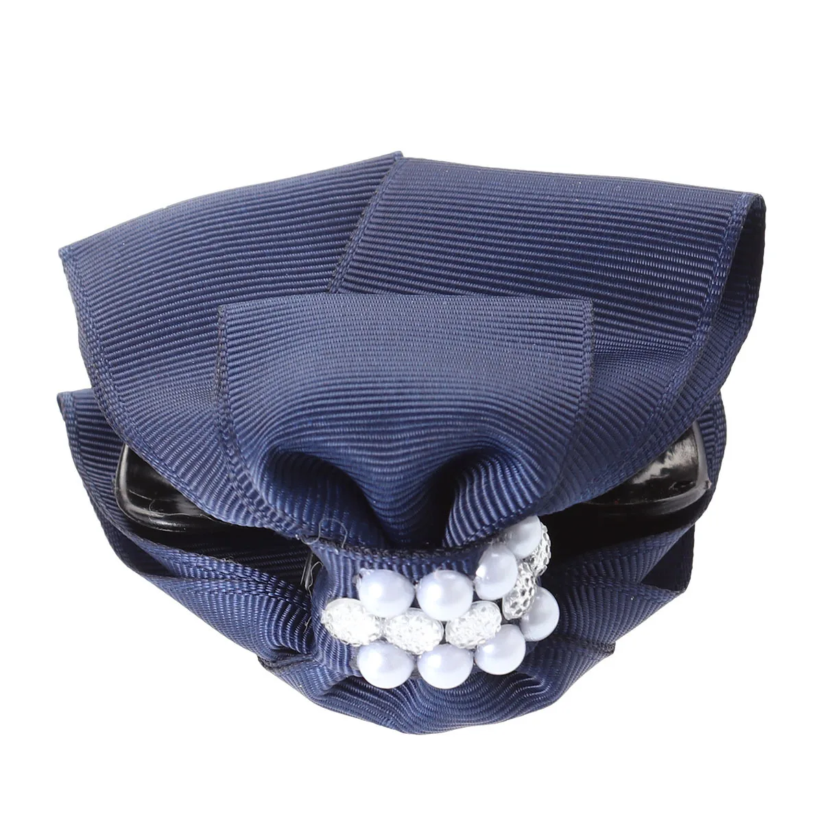 

Bowknot Claw Middle Size Navy Blue Claw Clip For Women Jaw Clip Hair Accessories Suitable All Hair Types Stylish Easy Wear
