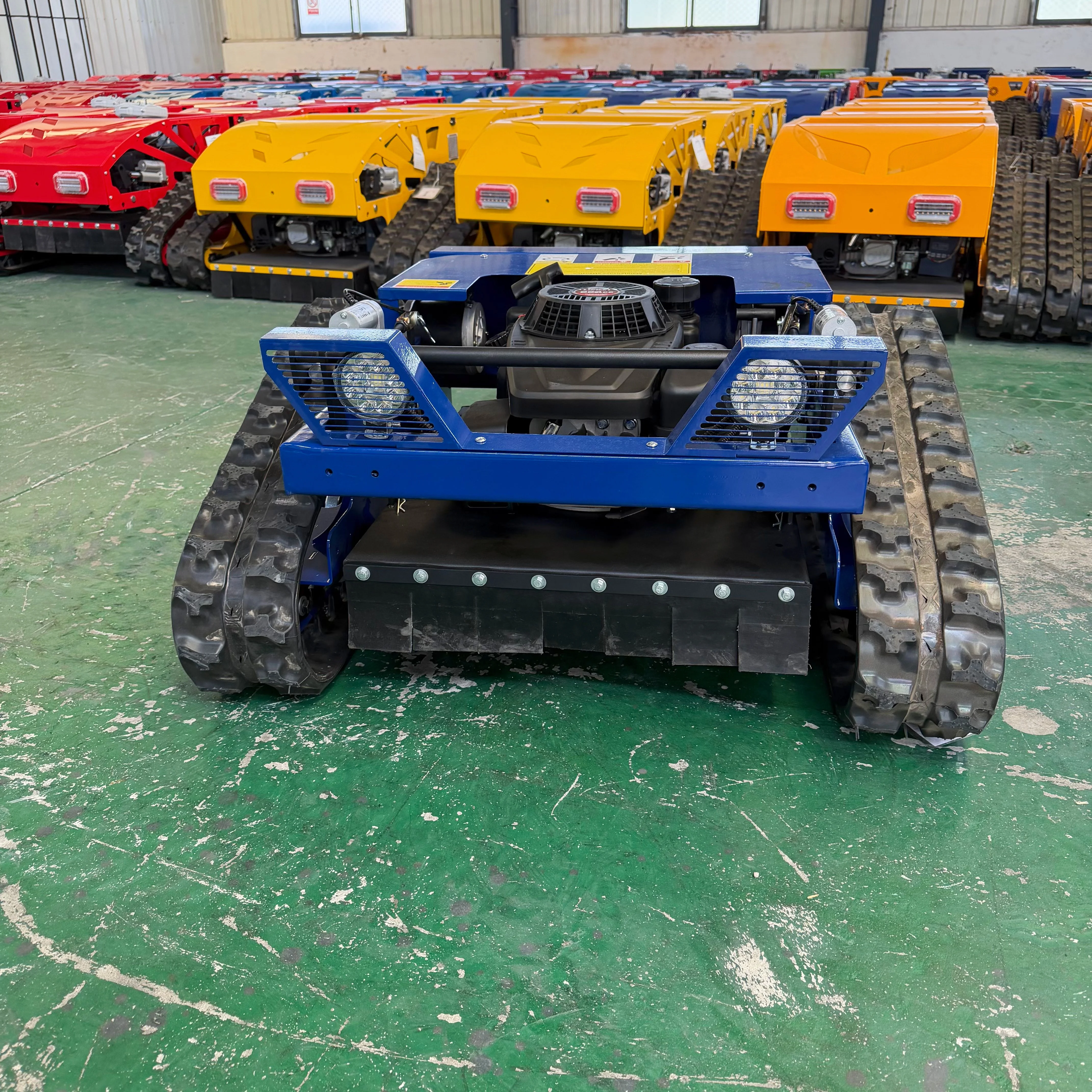 Customized 2026 New Arrival RC Grass Cutter Intelligent Remote Control Mower Hybrid Power Robot Lawnmower for Home Garden