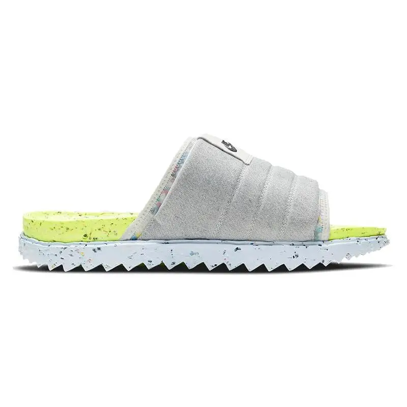 Nike Asuna Crater Slide Platinum Lint Volt Chambray Blue Black Sneakers shoes DJ4629-001 With Original Box