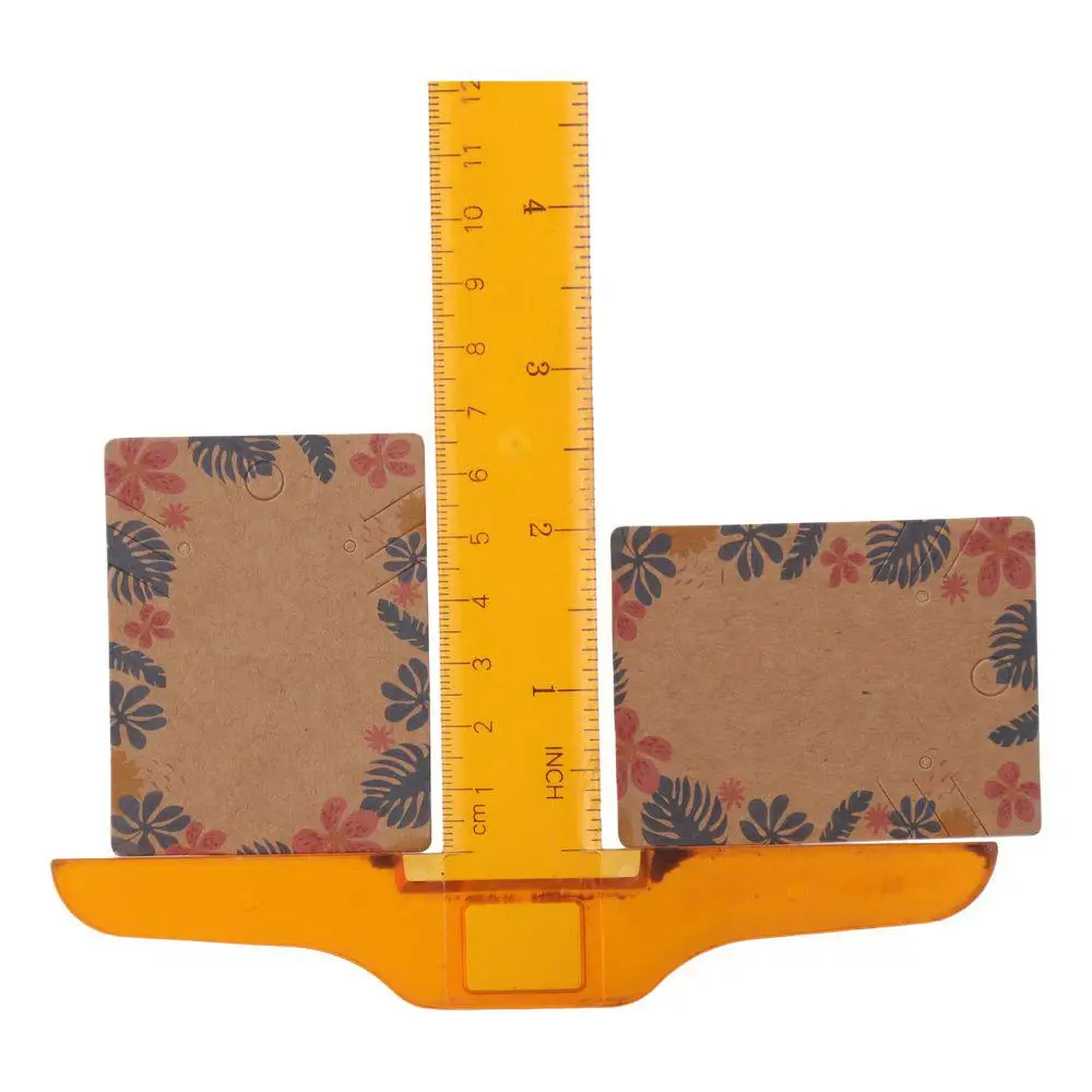 Flower Patterns Flower Patterns Display Cards Card Paper Brown Jewelry Display Cards Cardboard Display Hanging Cards