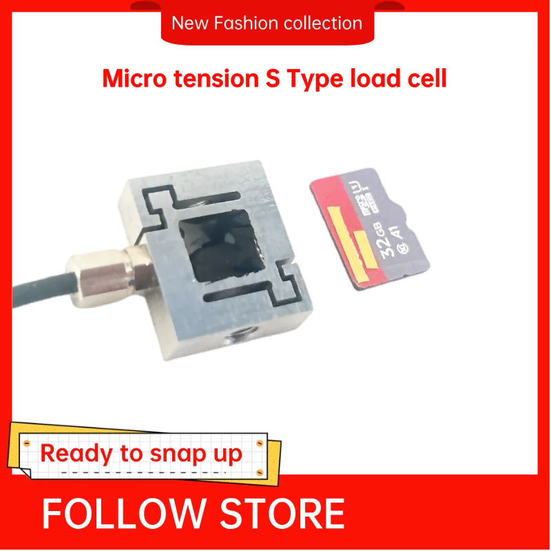 

Load Cell High Precision S Miniature Tension Pressure Measurement Small N Cow Display Weight 10kg20kg30kg50kg100kg